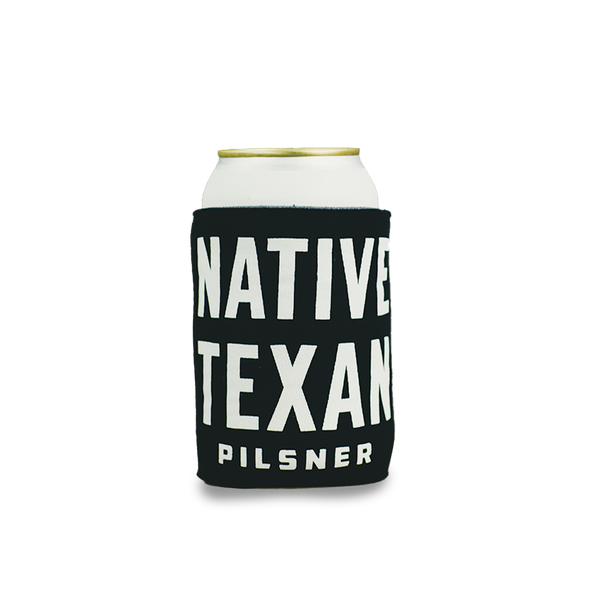 Native Texan Koozie - Black