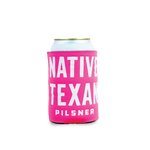 Native Texan Koozie - Pink