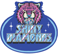 Shiny Diamonds Badge Sticker