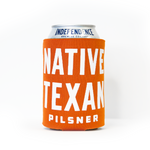 Native Texan Koozie - Texas Orange