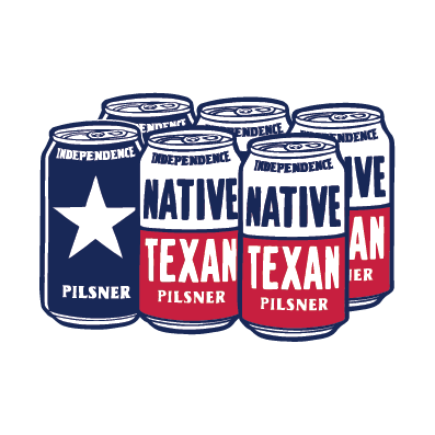 Native Texan 6-Pack Sticker