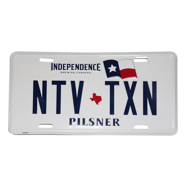 Native Texan License Plate Sign