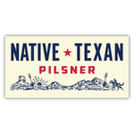 Native Texan Scenic Sticker