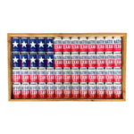 Native Texan USA Can Flag - 52 Cans
