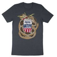 Native Texan Rattlesnake Tee